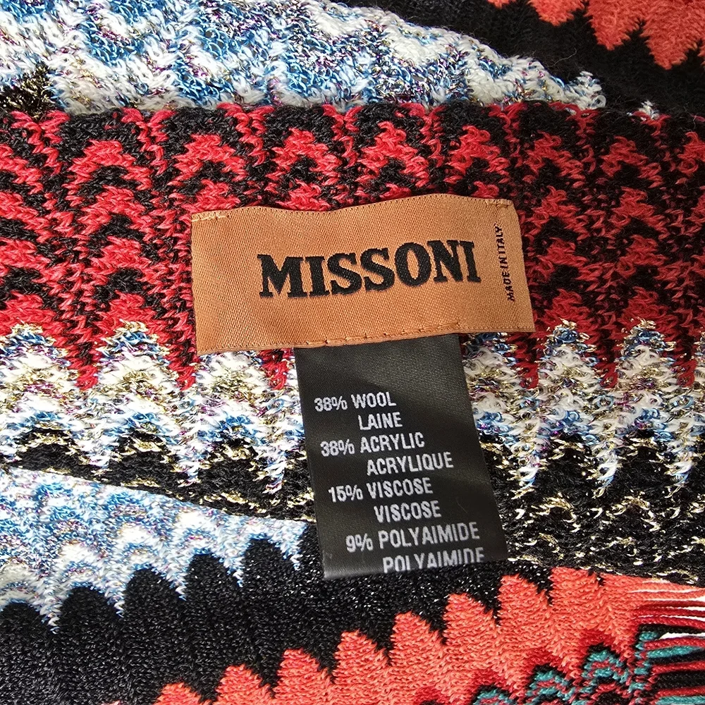 Missoni Chevron Shimmering Scarf 76